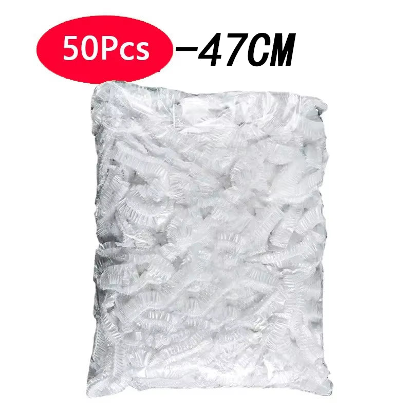 Disposable Food Cover Saran Wrap Food Grade Fruit Vegetable Storage Bag Elastic Plastic Bag Kitchen Fresh Keeping Bag