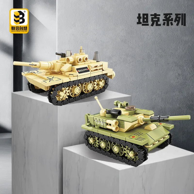 مجموعة مكعبات دبابة ليوبارد 2A7 – ألعاب بناء للأطفال والكبار