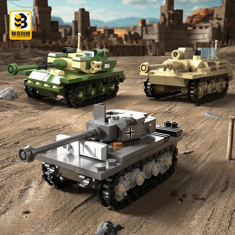 مجموعة مكعبات دبابة ليوبارد 2A7 – ألعاب بناء للأطفال والكبار