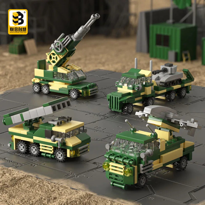 مجموعة مكعبات دبابة ليوبارد 2A7 – ألعاب بناء للأطفال والكبار