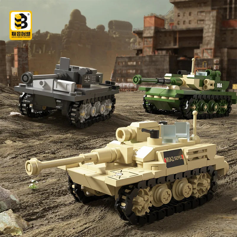 مجموعة مكعبات دبابة ليوبارد 2A7 – ألعاب بناء للأطفال والكبار