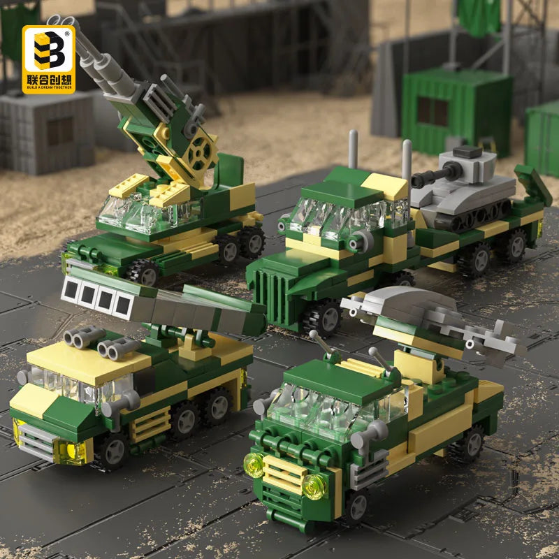 مجموعة مكعبات دبابة ليوبارد 2A7 – ألعاب بناء للأطفال والكبار