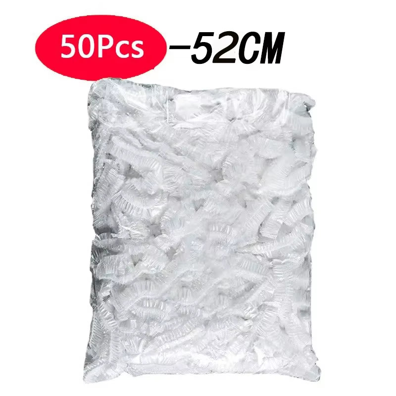 Disposable Food Cover Saran Wrap Food Grade Fruit Vegetable Storage Bag Elastic Plastic Bag Kitchen Fresh Keeping Bag