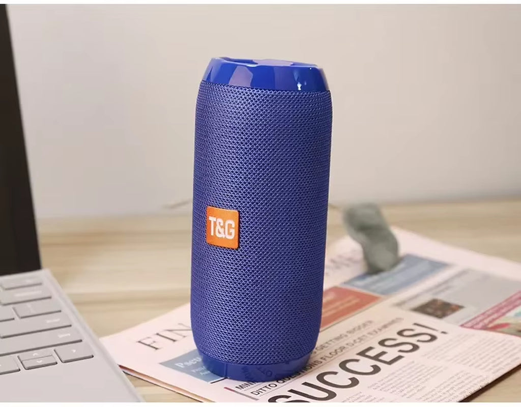 Waterproof Portable Bluetooth Speaker with Subwoofer, AUX and FM Radio Functionality