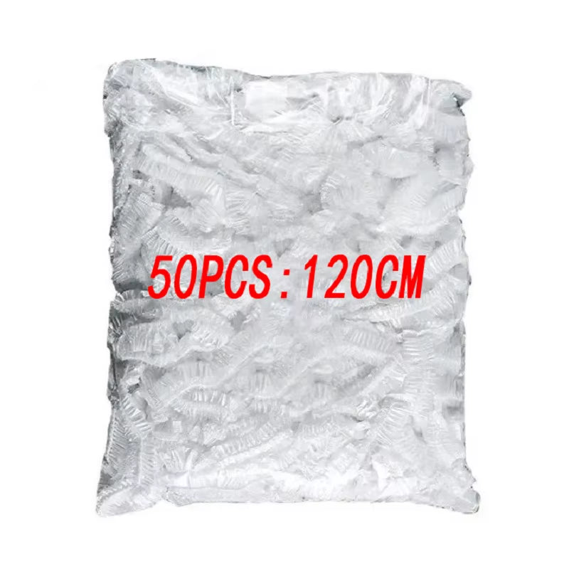 Disposable Food Cover Saran Wrap Food Grade Fruit Vegetable Storage Bag Elastic Plastic Bag Kitchen Fresh Keeping Bag