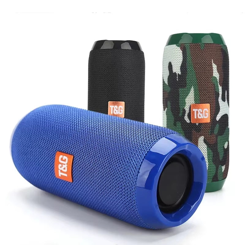 Waterproof Portable Bluetooth Speaker with Subwoofer, AUX and FM Radio Functionality
